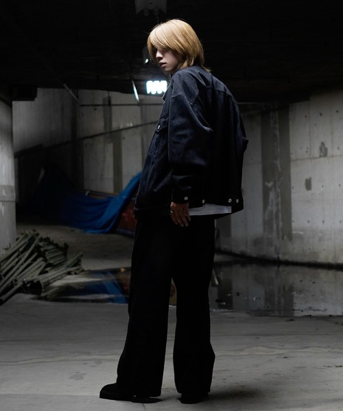 G.O.C（ジーオーシー）の「オーバードルマンデニムジャケット（デニムジャケット・メンズ・ブラック/ライトブルー/インディゴブルー・MEDIUM/LARGE）」の15枚目の写真