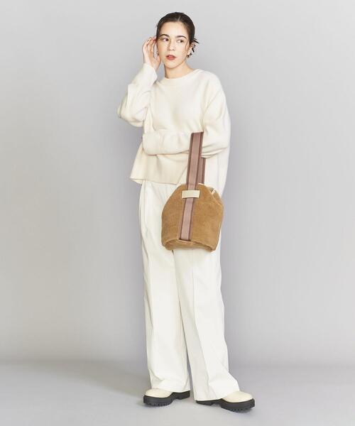 folna(フォルナ)の「【別注】<Folna>ボア ラインテープ リバーシブル ショルダーバッグ -2WAY-(ショルダーバッグ・レディース・ベージュ/モカ/ナチュラル・FREE)」の7枚目の写真