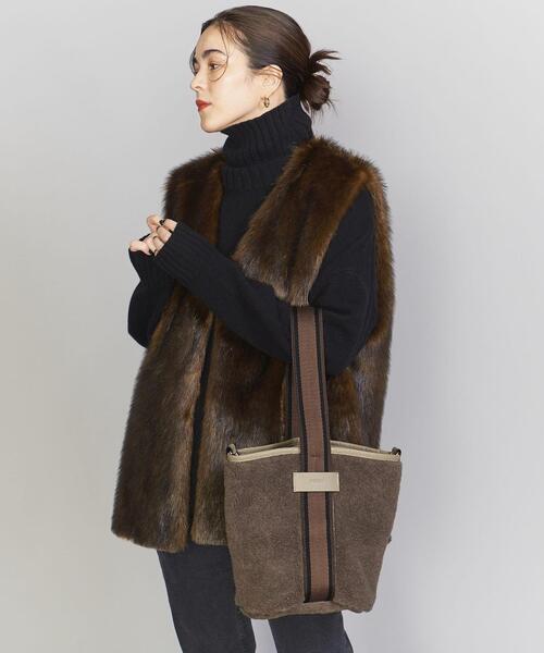 folna(フォルナ)の「【別注】<Folna>ボア ラインテープ リバーシブル ショルダーバッグ -2WAY-(ショルダーバッグ・レディース・ベージュ/モカ/ナチュラル・FREE)」の9枚目の写真