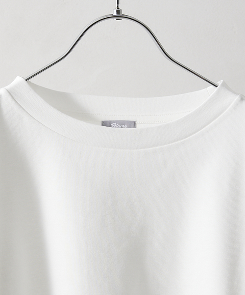 JOURNAL STANDARD relume（ジャーナルスタンダード　レリューム）の「40/- ポンチロングスリーブTシャツ（Tシャツ/カットソー・メンズ・ホワイト/ベージュ/ブラックミックス/コバルトブルー・MEDIUM/LARGE）」の17枚目の写真