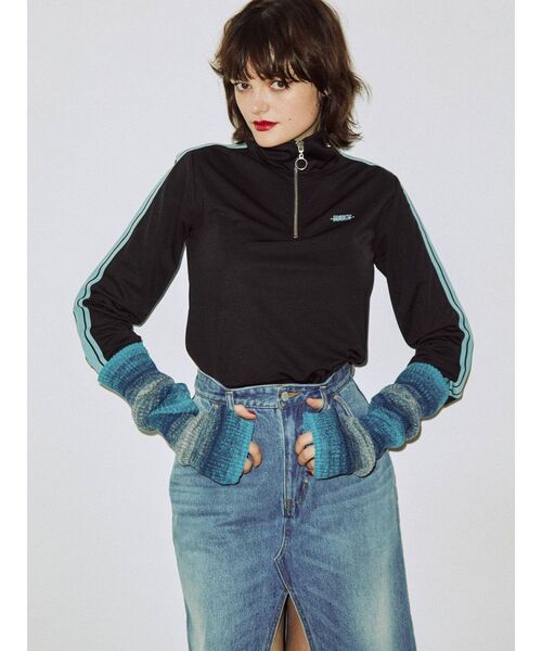 jouetie（ジュエティ）の「グラデーションアームウォーマー（アームカバー・レディース・ピンク/ブルー/グリーン・FREE）」の21枚目の写真