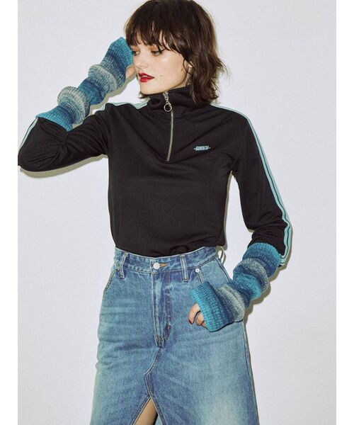 jouetie（ジュエティ）の「グラデーションアームウォーマー（アームカバー・レディース・ピンク/ブルー/グリーン・FREE）」の22枚目の写真