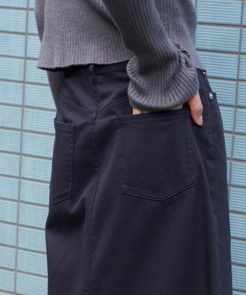 Auntie Rosa Holiday（アンティローザホリデー）の「ハイカウントスカート（スカート・レディース・ネイビー/ベージュ/カーキ/ブラック/ライトベージュ・マルチサイズ）」の7枚目の写真