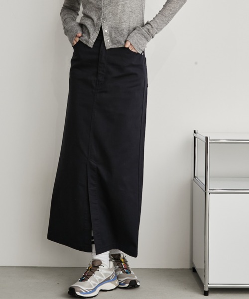 Auntie Rosa Holiday（アンティローザホリデー）の「ハイカウントスカート（スカート・レディース・ネイビー/ベージュ/カーキ/ブラック/ライトベージュ・マルチサイズ）」の8枚目の写真