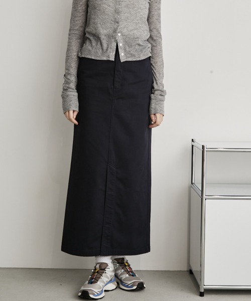 Auntie Rosa Holiday（アンティローザホリデー）の「ハイカウントスカート（スカート・レディース・ネイビー/ベージュ/カーキ/ブラック/ライトベージュ・マルチサイズ）」の10枚目の写真