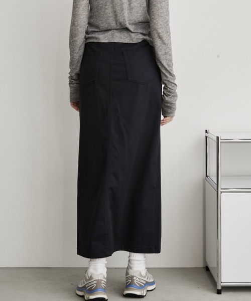 Auntie Rosa Holiday（アンティローザホリデー）の「ハイカウントスカート（スカート・レディース・ネイビー/ベージュ/カーキ/ブラック/ライトベージュ・マルチサイズ）」の12枚目の写真