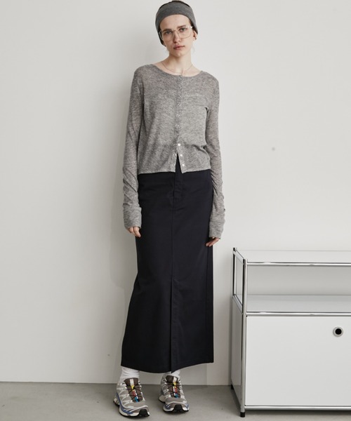 Auntie Rosa Holiday（アンティローザホリデー）の「ハイカウントスカート（スカート・レディース・ネイビー/ベージュ/カーキ/ブラック/ライトベージュ・マルチサイズ）」の13枚目の写真