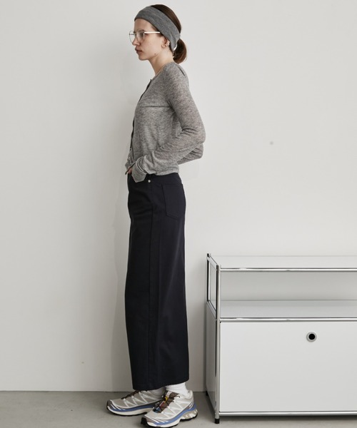 Auntie Rosa Holiday（アンティローザホリデー）の「ハイカウントスカート（スカート・レディース・ネイビー/ベージュ/カーキ/ブラック/ライトベージュ・マルチサイズ）」の15枚目の写真