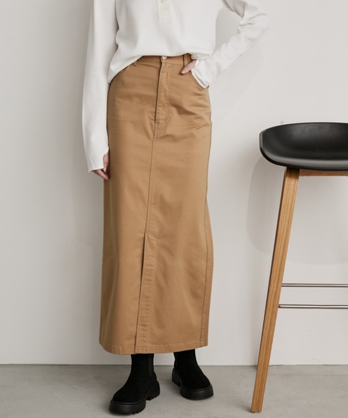 Auntie Rosa Holiday（アンティローザホリデー）の「ハイカウントスカート（スカート・レディース・ネイビー/ベージュ/カーキ/ブラック/ライトベージュ・マルチサイズ）」の17枚目の写真