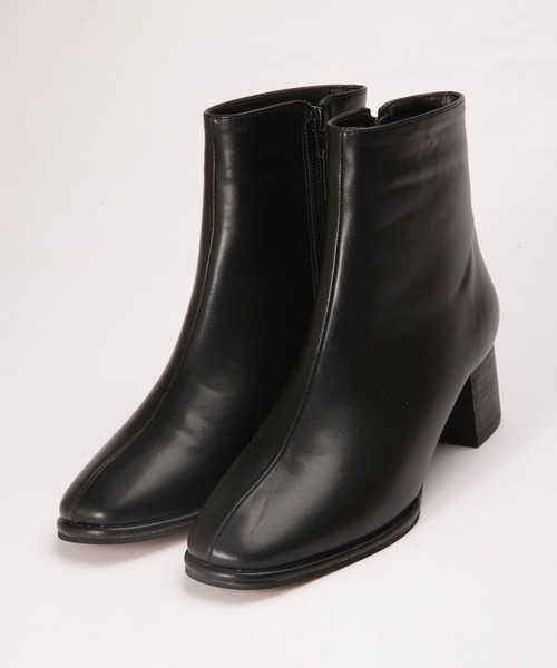 NANO universe（ナノユニバース）の「LB.03/ラウンドショートブーツ（ブーツ・レディース・ブラック/ブラウン・38/36/37）」の5枚目の写真