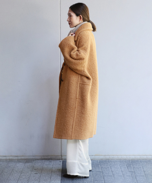 FENDI365 アルパカ混ベージュ コート ROPÉ(ロペ) / 【BELLANDI】スーリーアルパカシャギーコート