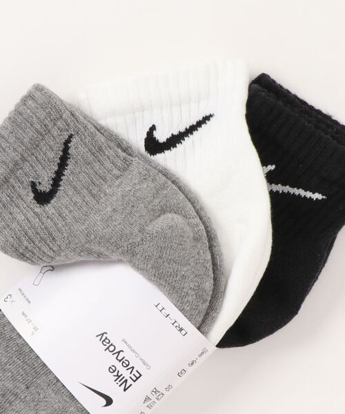 NIKE/ナイキ】ワンポイントブランドロゴ クォーター丈ソックス 靴下