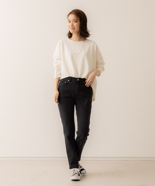 abahouse mavie（アバハウスマヴィ）の「【感嘆パンツ】スリムテーパードデニム（デニムパンツ・レディース・ネイビー/ブラック/ブルー・38/34/32/36/40）」の14枚目の写真