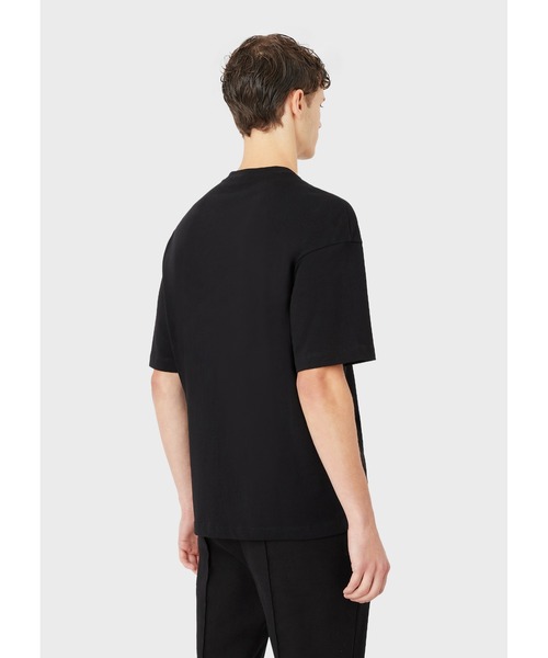 EMPORIO ARMANI(エンポリオアルマーニ)の「【エンポリオ アルマーニ】Tシャツ ヘビージャージー素材 グラデーションフロックロゴ(Tシャツ/カットソー・メンズ・アイボリー/ブラック系4・LARGE/MEDIUM/SMALL/X-LARGE/X-SMALL)」の13枚目の写真