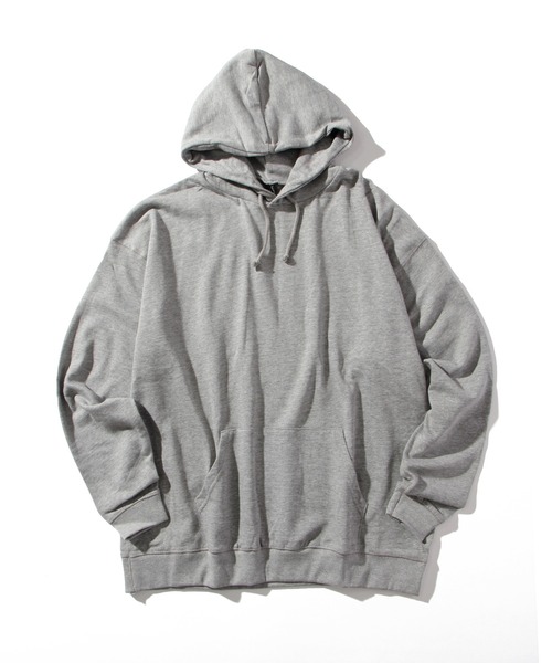 INASTUDIOS ZOO(イーナストゥディオスズー)の「「INASTUDIOS SELECT」ルーズフィット 裏毛プルパーカー(パーカー・メンズ・グリーン/アッシュ/オフホワイト/ブラック/ネイビー/杢グレー・LARGE/X-LARGE/MEDIUM)」の3枚目の写真