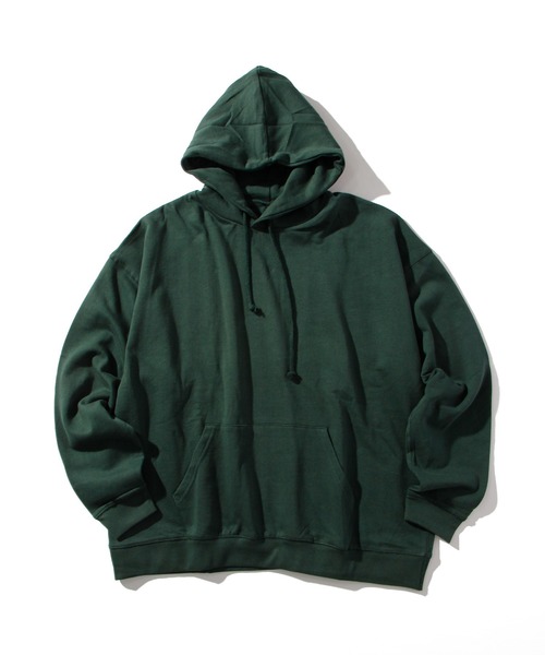 INASTUDIOS ZOO(イーナストゥディオスズー)の「「INASTUDIOS SELECT」ルーズフィット 裏毛プルパーカー(パーカー・メンズ・グリーン/アッシュ/オフホワイト/ブラック/ネイビー/杢グレー・LARGE/X-LARGE/MEDIUM)」の5枚目の写真