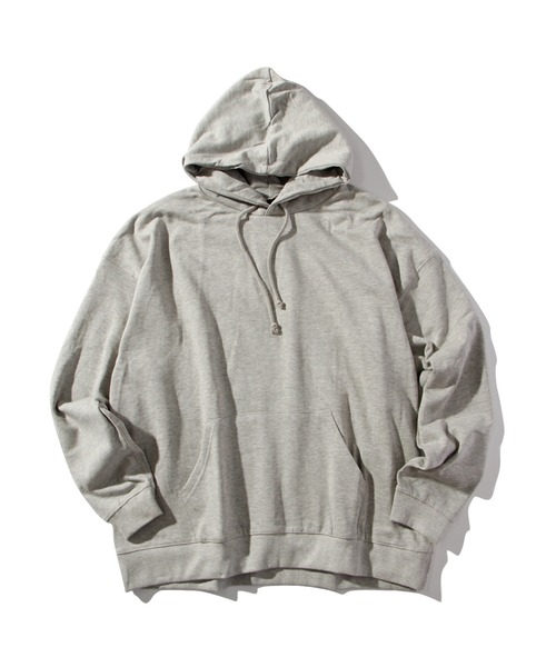 INASTUDIOS ZOO(イーナストゥディオスズー)の「「INASTUDIOS SELECT」ルーズフィット 裏毛プルパーカー(パーカー・メンズ・グリーン/アッシュ/オフホワイト/ブラック/ネイビー/杢グレー・LARGE/X-LARGE/MEDIUM)」の4枚目の写真