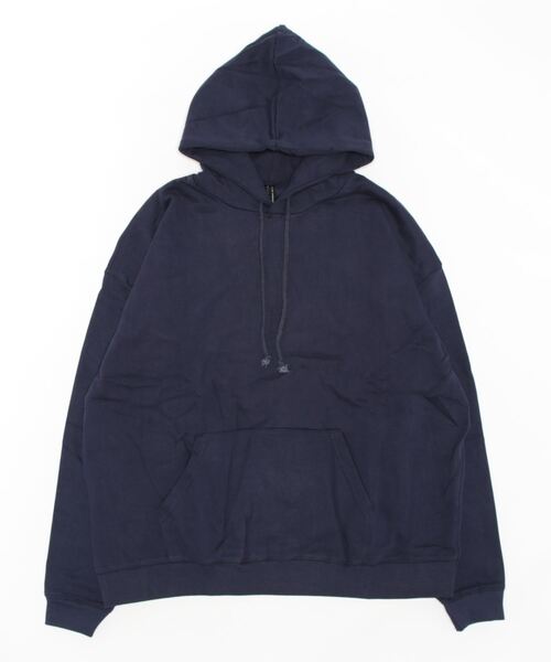 INASTUDIOS ZOO(イーナストゥディオスズー)の「「INASTUDIOS SELECT」ルーズフィット 裏毛プルパーカー(パーカー・メンズ・グリーン/アッシュ/オフホワイト/ブラック/ネイビー/杢グレー・LARGE/X-LARGE/MEDIUM)」の9枚目の写真