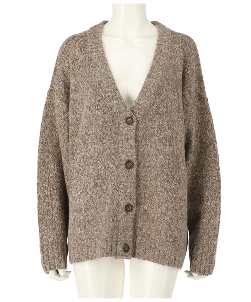 ANAP（アナップ）の「ミックスヤーンカーディガン（カーディガン/ボレロ・レディース・グリーン/ブラウン/ブラック・FREE）」の10枚目の写真