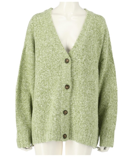 ANAP（アナップ）の「ミックスヤーンカーディガン（カーディガン/ボレロ・レディース・グリーン/ブラウン/ブラック・FREE）」の11枚目の写真