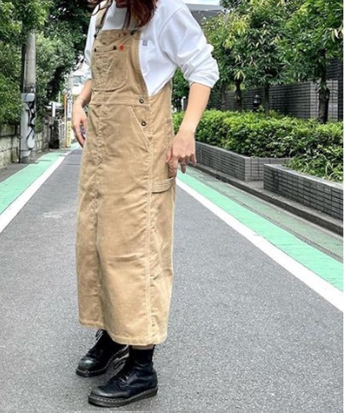 コーデュロイ ジャンパースカート【BIB JUMPER SKIRT】