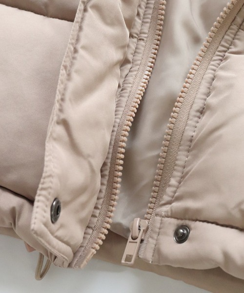 Pierrot(ピエロ)の「フェイクダウンジャケット(ダウンジャケット/コート・レディース・アイボリー/ブラック/ベージュ/ダークベージュ・M)」の10枚目の写真