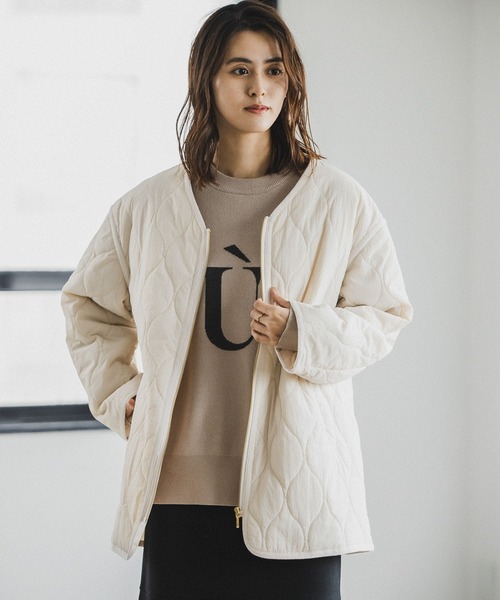 LEPSIM（レプシィム）の「ロゴニットプルオーバー　170817（ニット/セーター・レディース・グレイッシュベージュ/チャコールグレー/ピンク・FREE）」の22枚目の写真