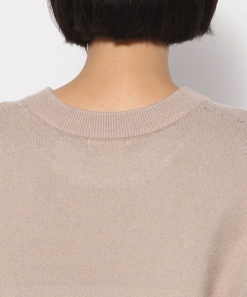 LEPSIM（レプシィム）の「ロゴニットプルオーバー　170817（ニット/セーター・レディース・グレイッシュベージュ/チャコールグレー/ピンク・FREE）」の19枚目の写真