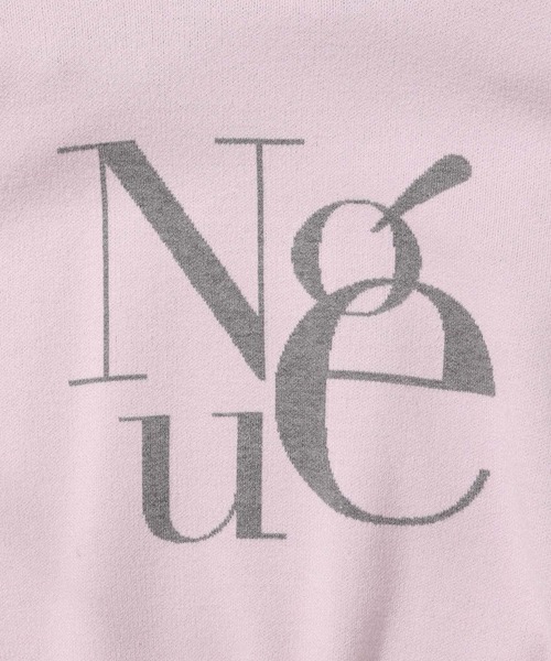 LEPSIM（レプシィム）の「ロゴニットプルオーバー　170817（ニット/セーター・レディース・グレイッシュベージュ/チャコールグレー/ピンク・FREE）」の9枚目の写真