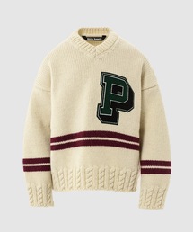 COLLEGE V NECK SWEATER