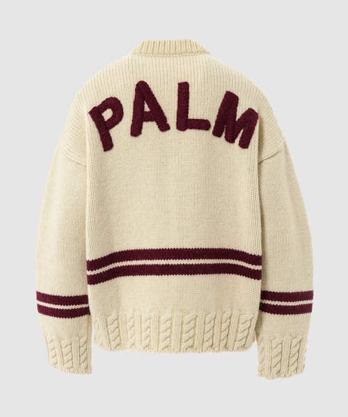 Palm Angels(パームエンジェルス)の「COLLEGE V NECK SWEATER(ニット/セーター・メンズ・ホワイト系その他・M/L)」の2枚目の写真