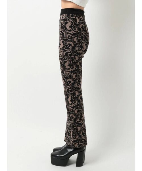 EVRIS（エヴリス）の「マーブルフレアニットパンツ（その他パンツ・レディース・グリーン/ブラック・FREE）」の15枚目の写真