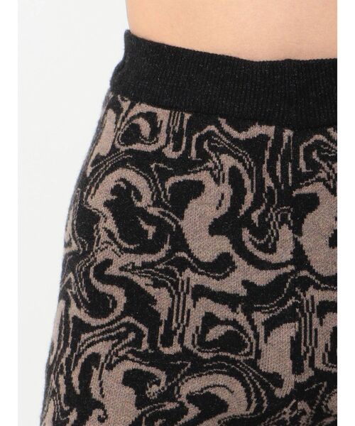 EVRIS（エヴリス）の「マーブルフレアニットパンツ（その他パンツ・レディース・グリーン/ブラック・FREE）」の17枚目の写真