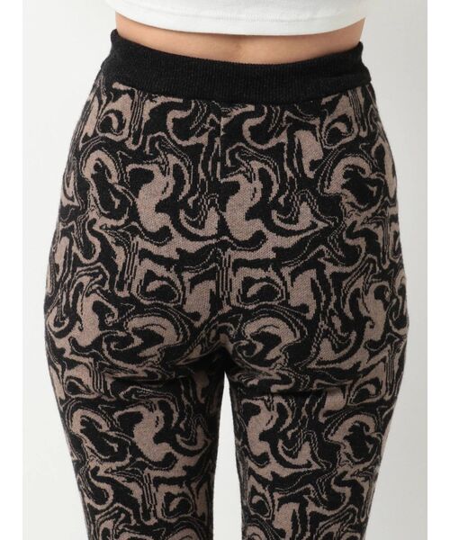 EVRIS（エヴリス）の「マーブルフレアニットパンツ（その他パンツ・レディース・グリーン/ブラック・FREE）」の18枚目の写真