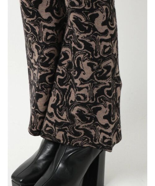 EVRIS（エヴリス）の「マーブルフレアニットパンツ（その他パンツ・レディース・グリーン/ブラック・FREE）」の19枚目の写真