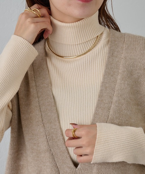 COLONY 2139（コロニートゥーワンスリーナイン）の「フープネックレス（ネックレス・レディース・ゴールド/シルバー・FREE）」の7枚目の写真