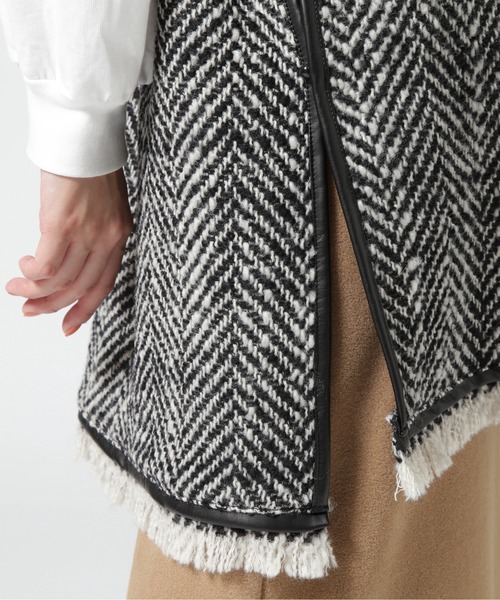 RehersalL（リハーズオール）の「rehersall/リハーズオール/ツイードジレ（その他アウター・レディース・ブラック・F）」の5枚目の写真