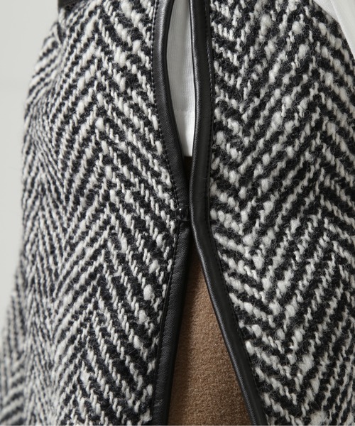 RehersalL（リハーズオール）の「rehersall/リハーズオール/ツイードジレ（その他アウター・レディース・ブラック・F）」の9枚目の写真