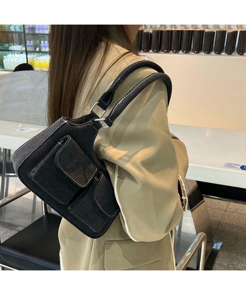 Burner(バーナー)の「【OKUOKU 0909】2ポケット ハンドバッグ oku-bag-679599082973-22(ハンドバッグ・レディース・A・FREE)」の1枚目の写真