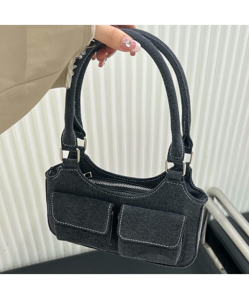 Burner(バーナー)の「【OKUOKU 0909】2ポケット ハンドバッグ oku-bag-679599082973-22(ハンドバッグ・レディース・A・FREE)」の8枚目の写真
