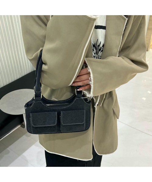 Burner(バーナー)の「【OKUOKU 0909】2ポケット ハンドバッグ oku-bag-679599082973-22(ハンドバッグ・レディース・A・FREE)」の6枚目の写真
