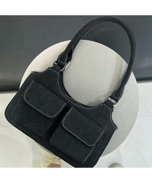 Burner(バーナー)の「【OKUOKU 0909】2ポケット ハンドバッグ oku-bag-679599082973-22(ハンドバッグ・レディース・A・FREE)」の9枚目の写真