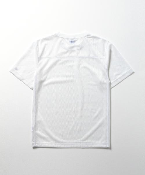 Champion（チャンピオン）の「CHAMPION×BEAMS / 別注 ナイロンメッシュTシャツ （Tシャツ/カットソー・メンズ・ホワイト/ブラック/ネイビー・SMALL/LARGE/MEDIUM）」の15枚目の写真