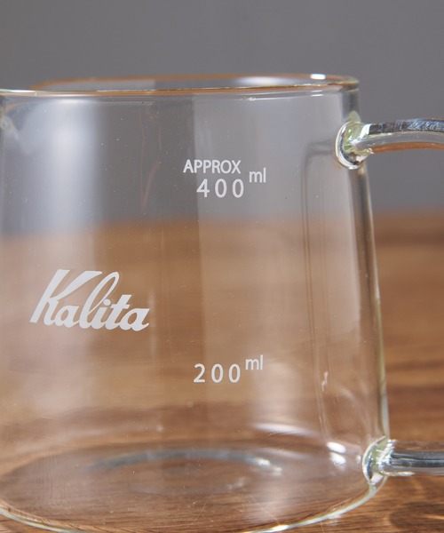 BIRTHDAY BAR（バースデイバー）の「Kalita 耐熱ガラスジャグ400（キッチンツール・レディース・クリア・フリー）」の2枚目の写真
