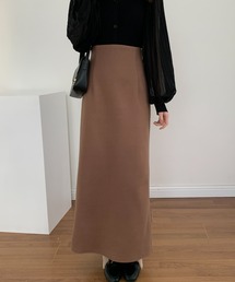 ECLIN | バックスリットハイウエストメルトンタイトスカート(スカート)