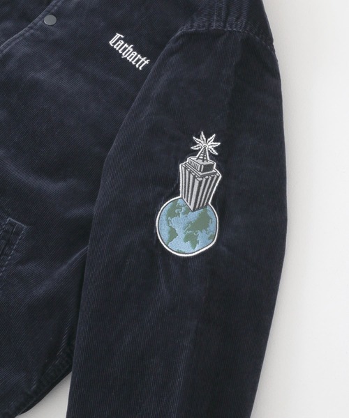 Carhartt（カーハート）の「CARHARTT　LETTERMAN JACKET（スタジャン・メンズ・ブラック/ネイビー・MEDIUM/LARGE）」の5枚目の写真