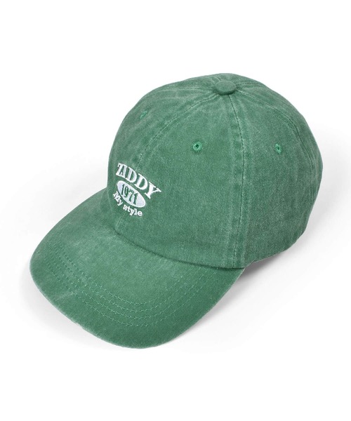 ZIDDY（ジディ）の「ZIDDY/アジャスター付きロゴ刺繍入りキャップ（キャップ・キッズ・グリーン/ベージュ・ONESIZE）」の2枚目の写真