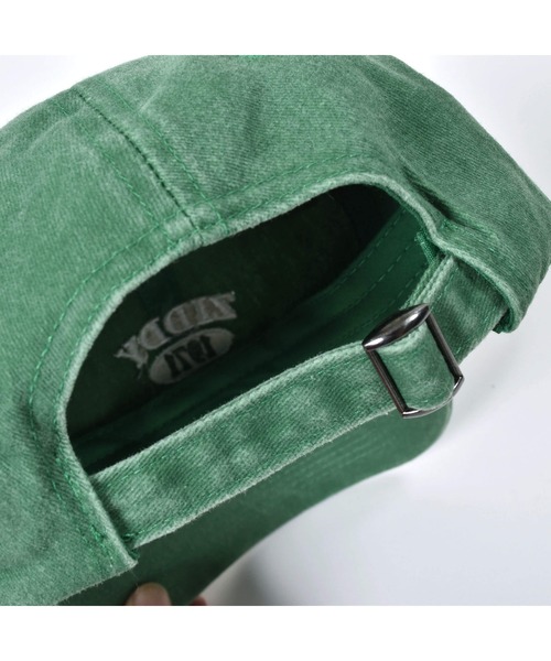 ZIDDY（ジディ）の「ZIDDY/アジャスター付きロゴ刺繍入りキャップ（キャップ・キッズ・グリーン/ベージュ・ONESIZE）」の9枚目の写真