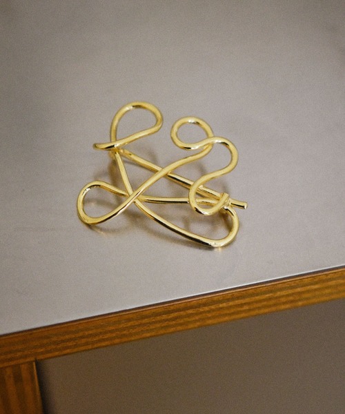 styiro（スタイロ）の「メタルモチーフブローチ（ブローチ/コサージュ・レディース・ゴールド/シルバー・FREE）」の4枚目の写真