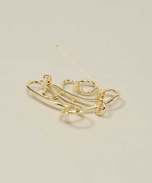 styiro（スタイロ）の「メタルモチーフブローチ（ブローチ/コサージュ・レディース・ゴールド/シルバー・FREE）」の6枚目の写真